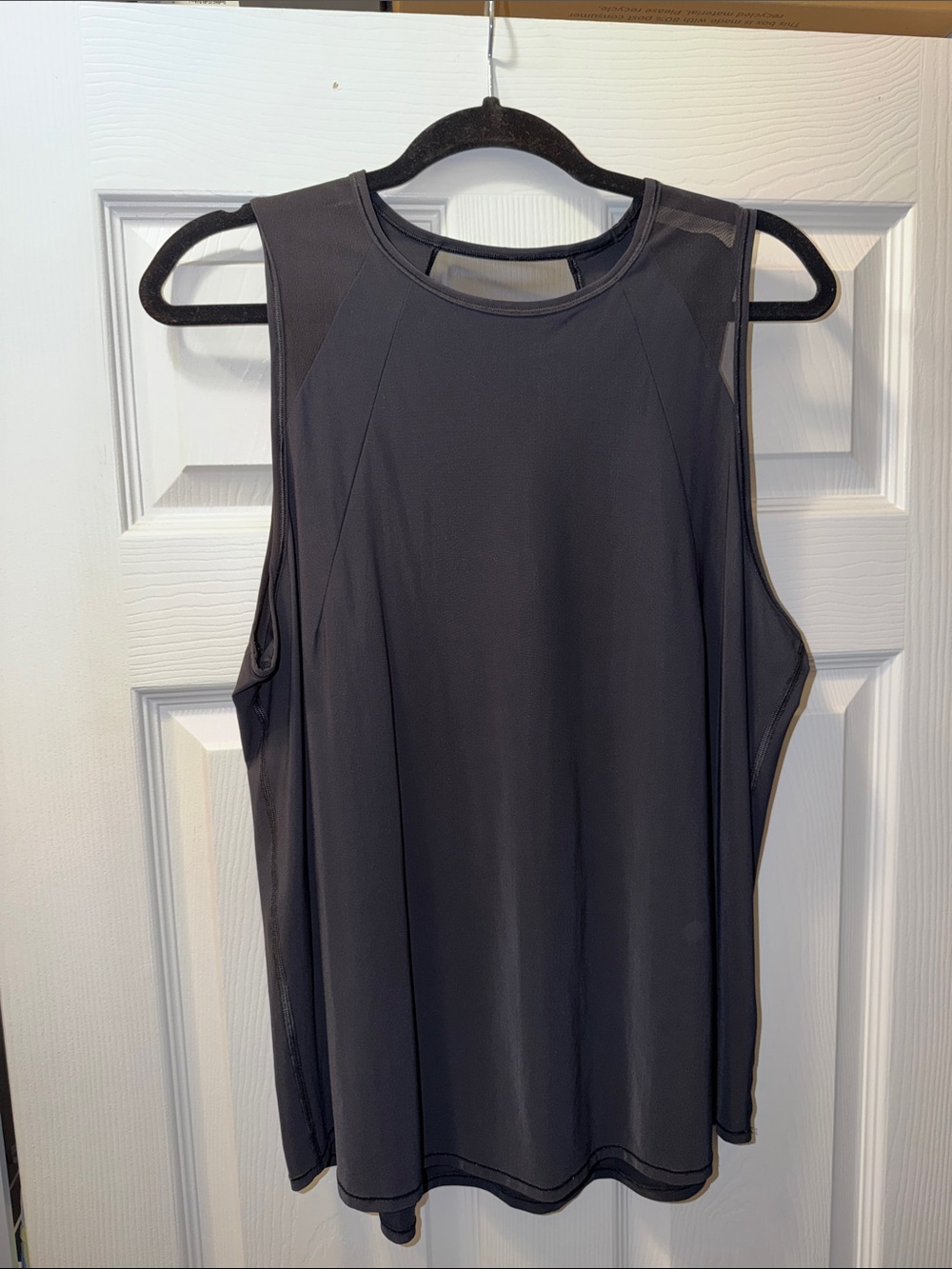 Black Lululemon Athletic Muscle Tank Top